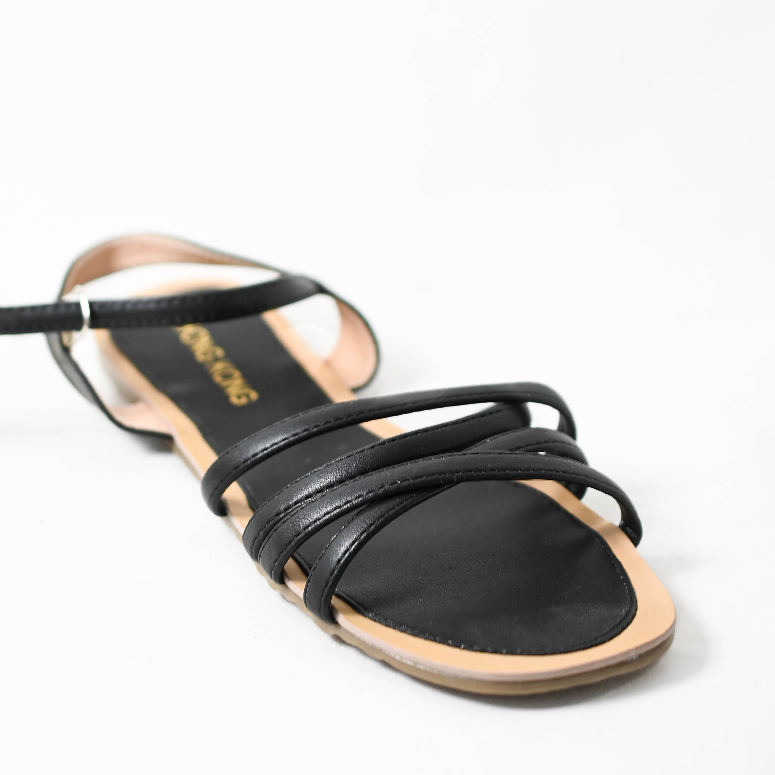 Sandal trệt đan dây đơn giản nữ