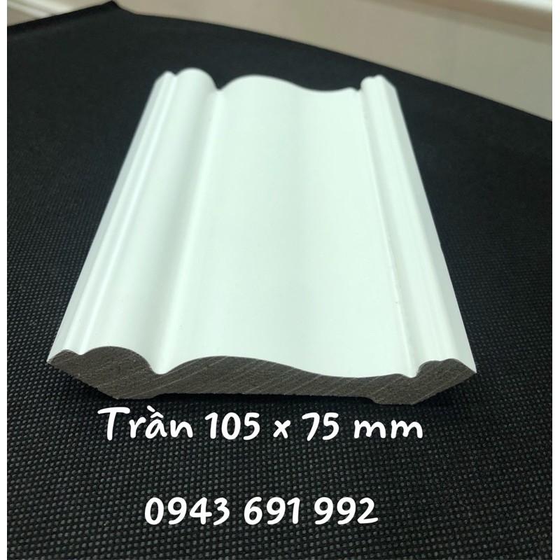 Thi công Phào Chỉ nhựa màu trắng PS composite đã hoàn thiện bề mặt cho căn hộ chung cư