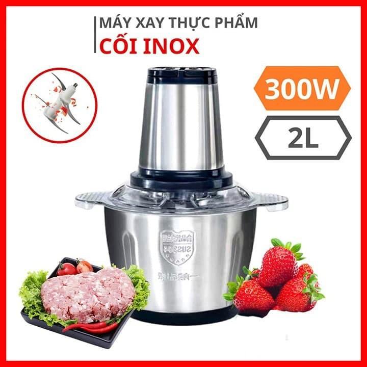 Máy xay thịt đa năng hàng chính hãng DELIYA công suất 250W, cối inox304, 4 lưỡi dao sắc bén - HÀNG CHÍNH HÃNG