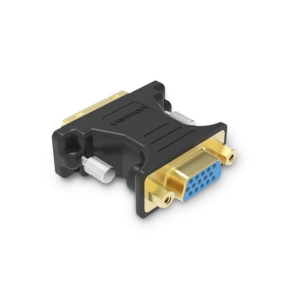 VENTION DVI to VGA Adapter DVI 24+5 Male to VGA Female Converter 1080P HD Gold-plated Adapter for PC Displayer Projector