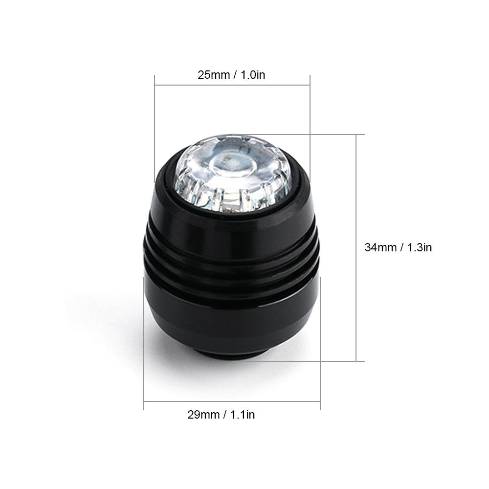 4 cái đèn led Đèn cảnh báo ban đêm cho Ván trượt dài,2 chế độ chiếu sáng,Pin sạc 300mAh.