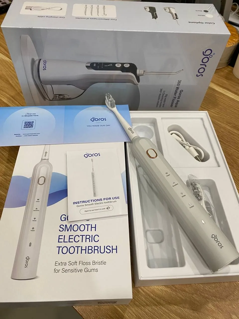 Bàn Chải Đánh Răng Điện GOROS Smooth Electric Toothbrush - Hàng Chính Hãng