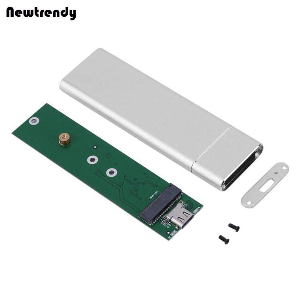 USB 3.1 Type-C To NGFF B Key Box M.2 SSD TO Type C Solid State Drive Case