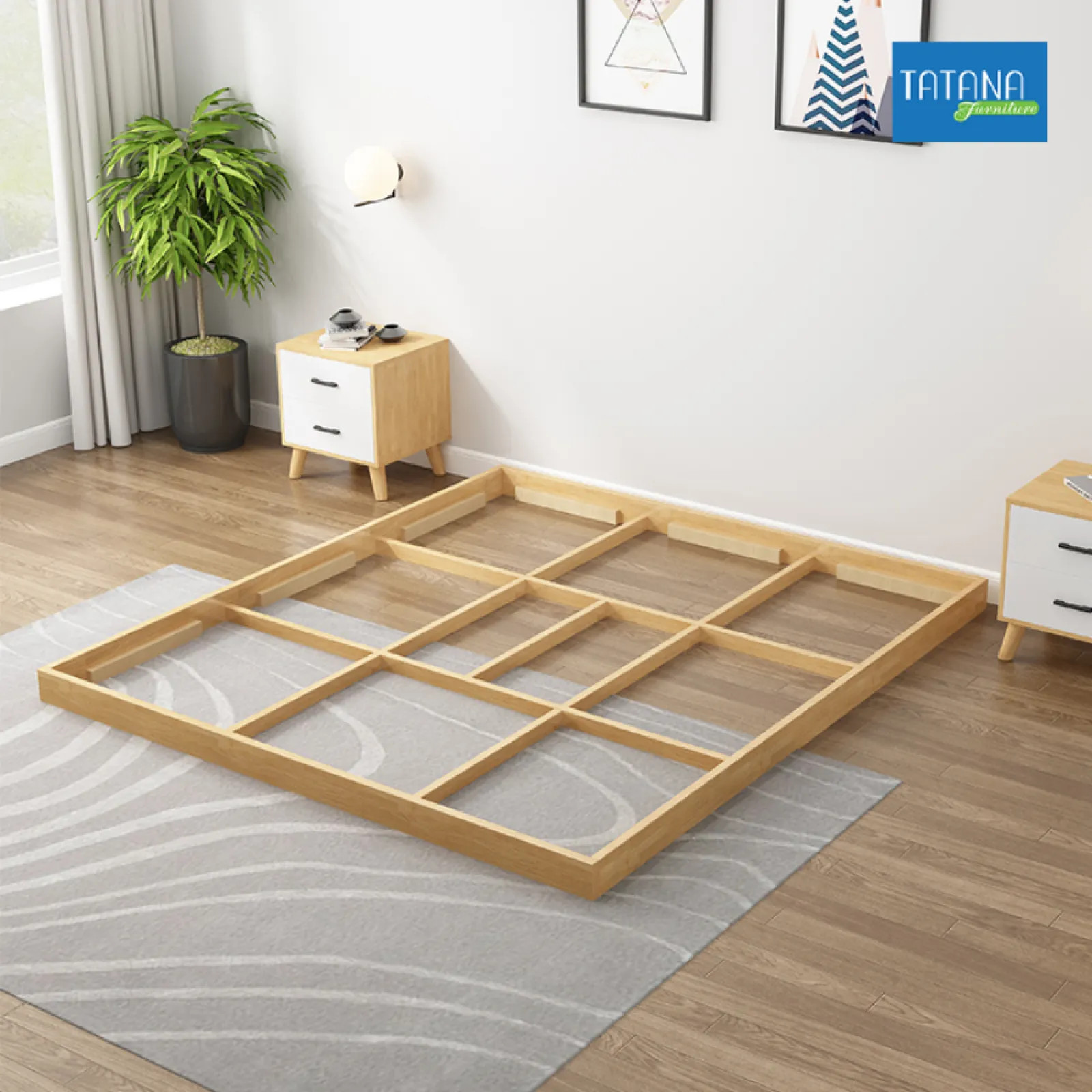 Giường gỗ, giường pallet Tatana MDF029