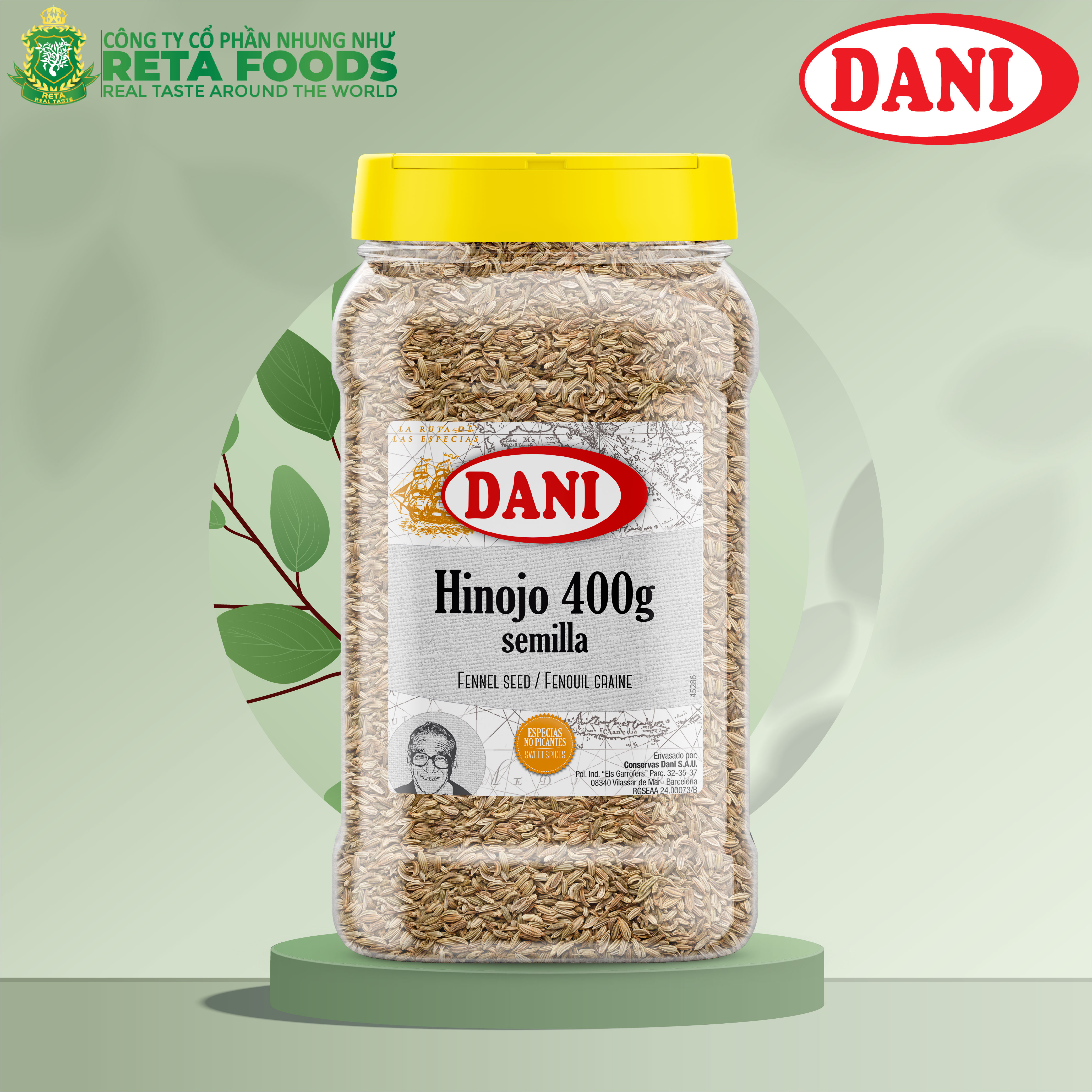 Hạt cây thì là Dani - Fennel Seed 400 Gr