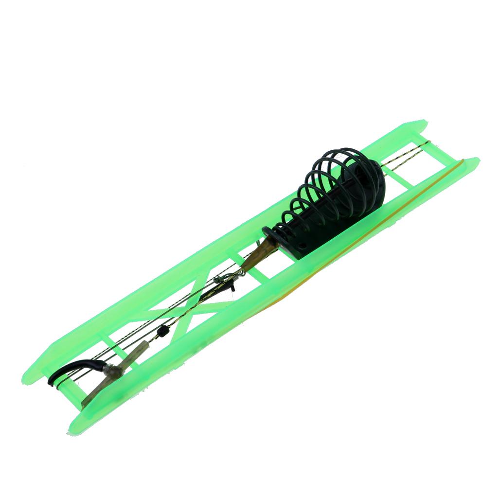 Carp Fishing Inline Method Feeder Cage Hook Rig Set Coarse Fishing 40g