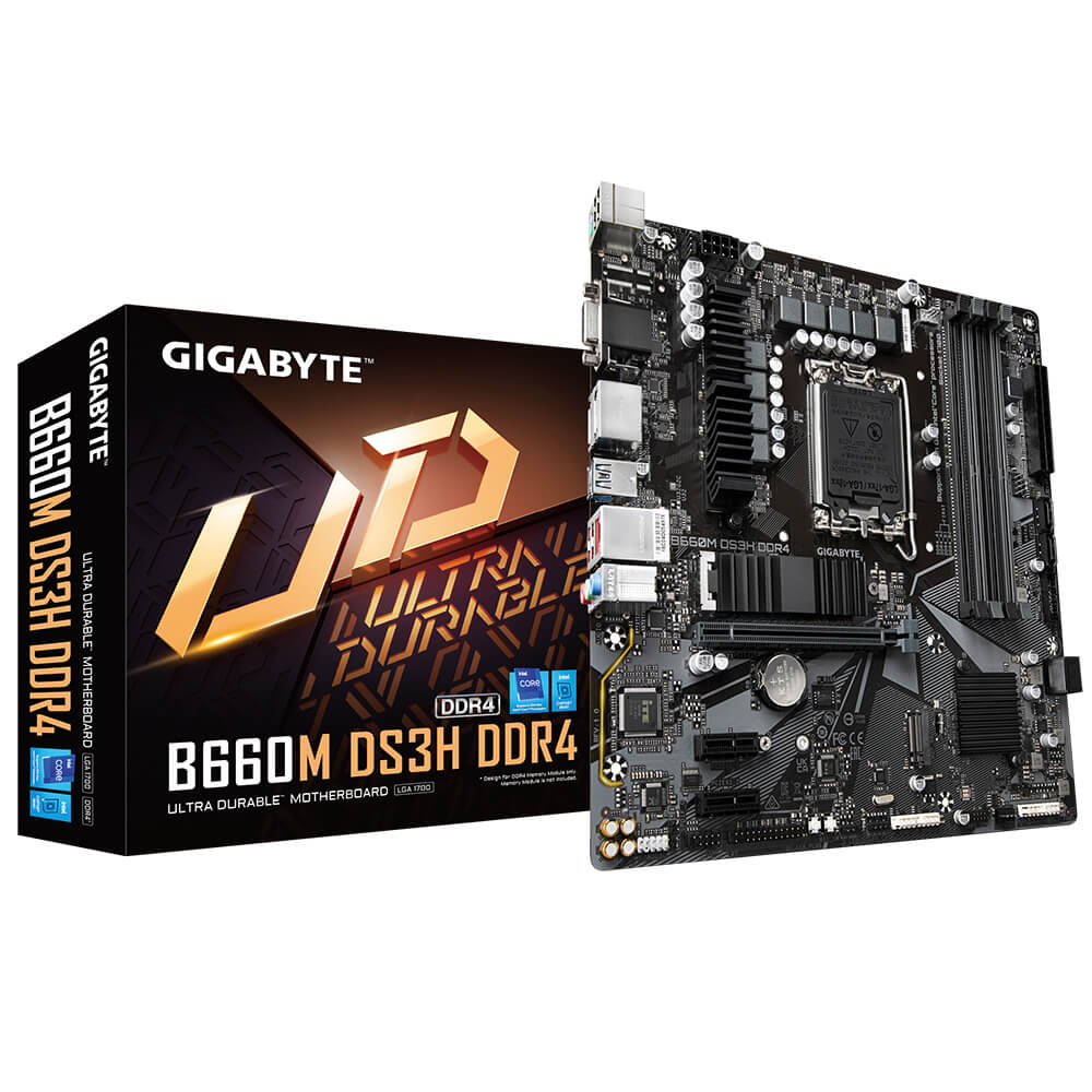 Bo Mạch Chủ Main Gigabyte B660M DS3H DDR4 Socket 1700 - Hàng Chính Hãng