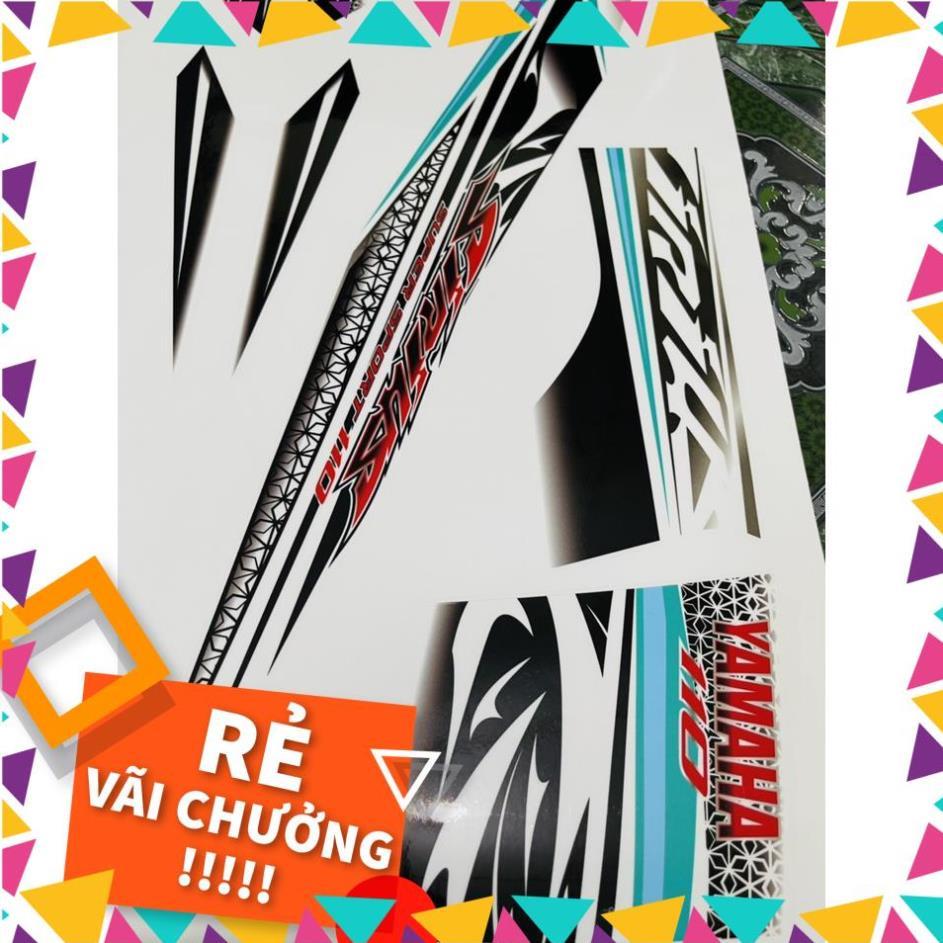 Tem Rời Sisius Mẫu Hoa Văn Trắng Xanh