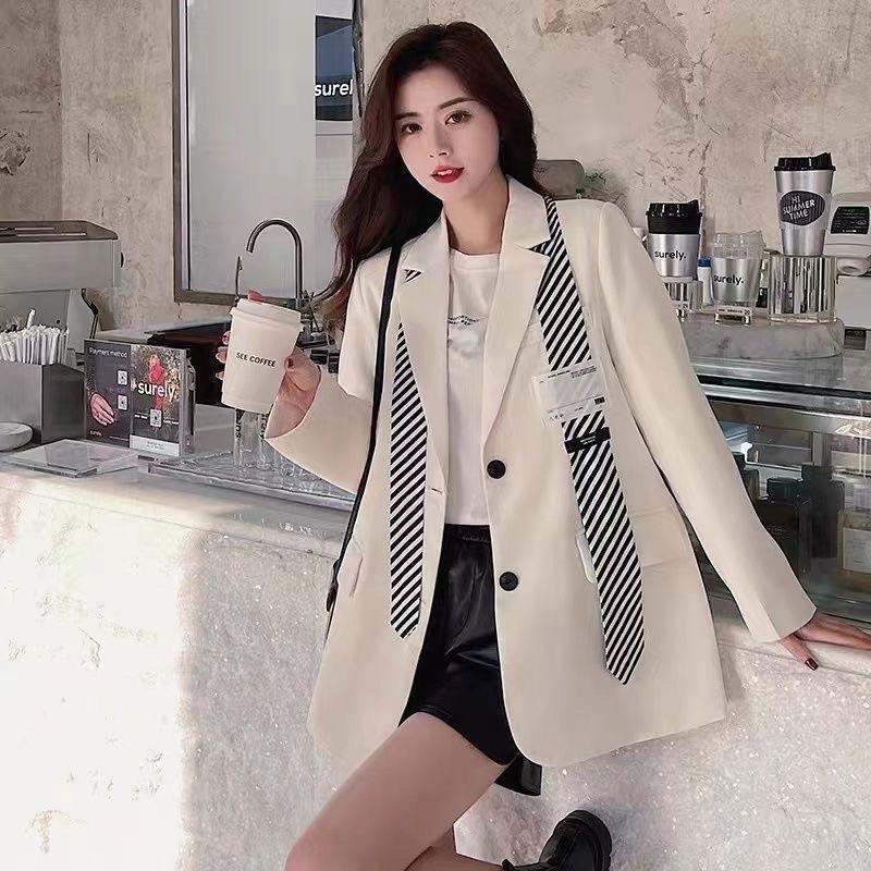 Áo Khoác Blazer Nữ Dáng Suông Phong Cách Hàn Quốc Mẫu Mới Mã SZ09D