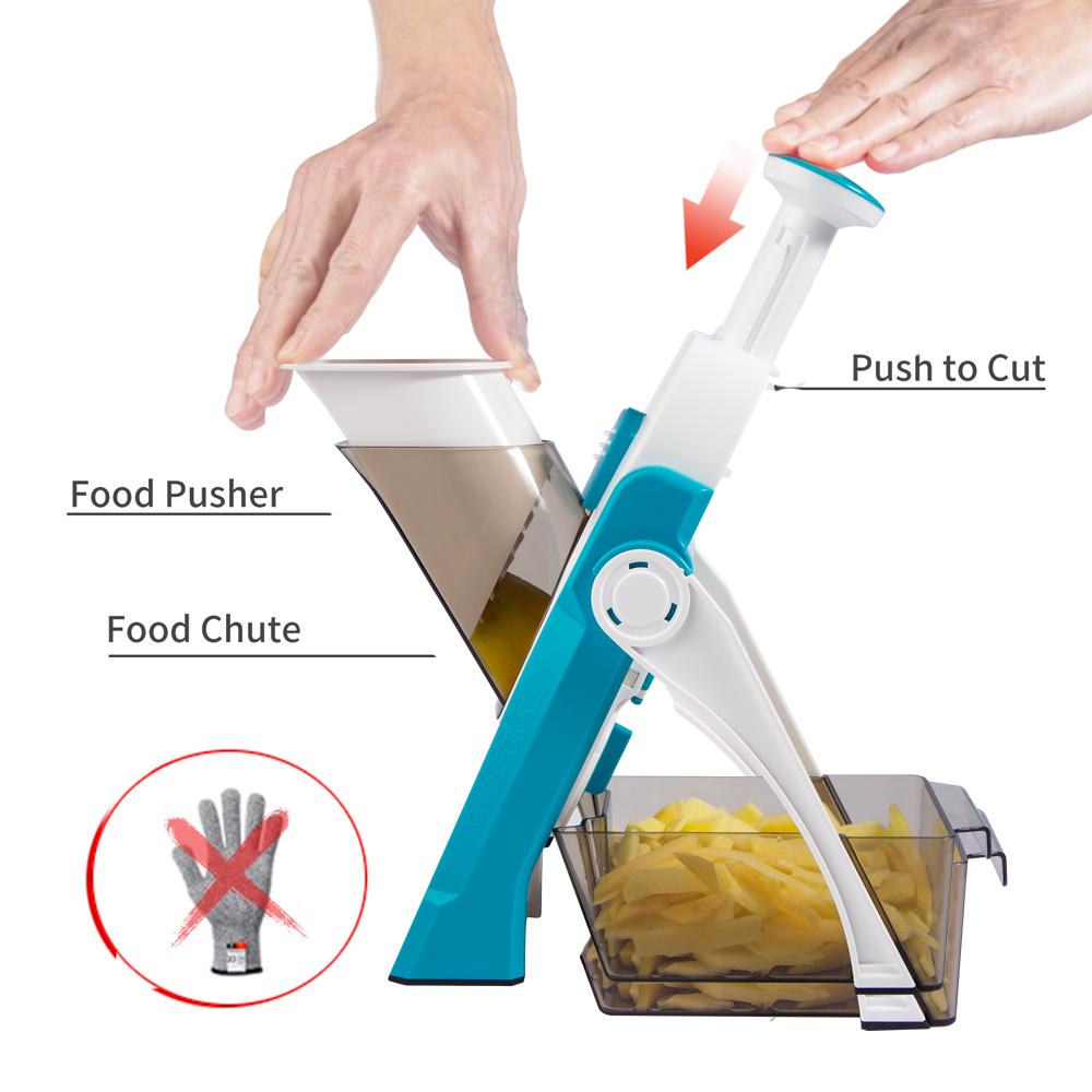 Phụ Kiện Nhà Bếp. Lát Cắt Julinner Xúc Xắc Dụng Cụ Thái Lát Rau Củ, Một Lần Cho Tất Cả, Mandoline Cắt Lát, Cắt Thực Phẩm,