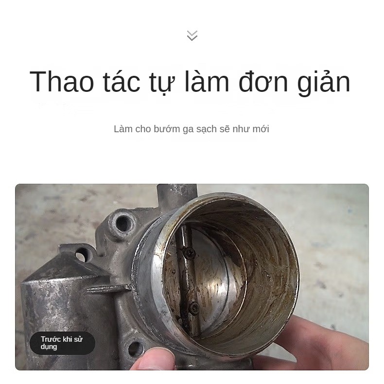 Chai xịt Chief CC628 Vệ sinh tẩy rửa động cơ, nắp quy lát, họng ga, xúc bình xăng con (dung tích 450ml)