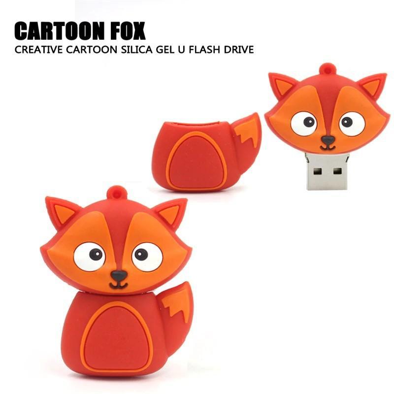 USB bộ nhớ ngoài 512GB 1TB hình động vật dễ thương
