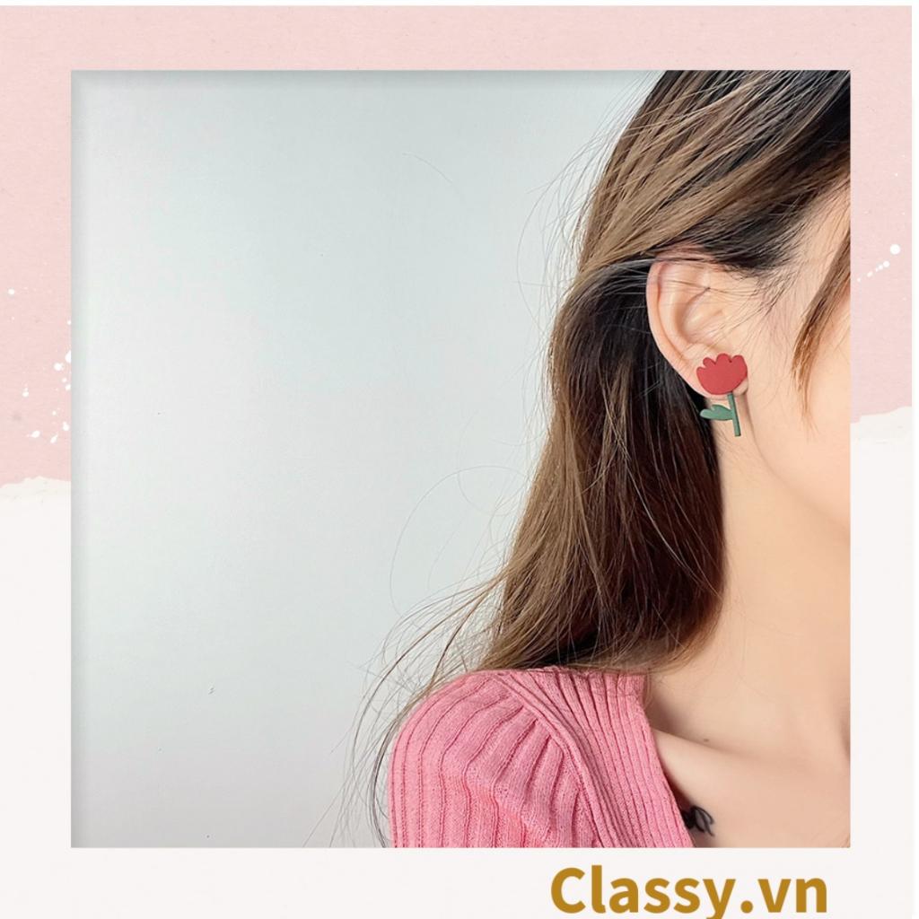 Kẹp tóc càng cua kiểu Metalic đính giả đá nhiều màu, phong cách Hàn Quốc trẻ trung hiện đại PK1132