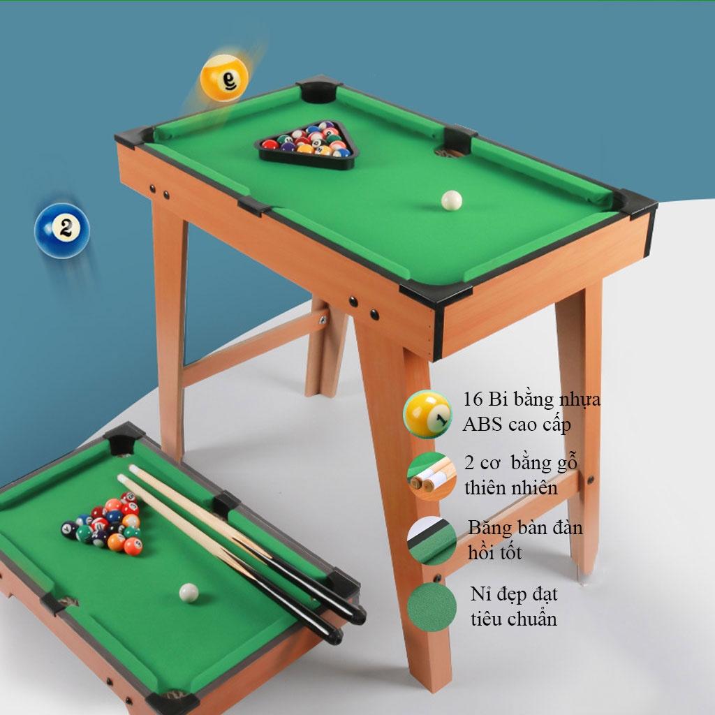 Đồ chơi bằng gỗ bàn Bi a Bida Billiards mini Cho Trẻ em và người lớn Đủ size