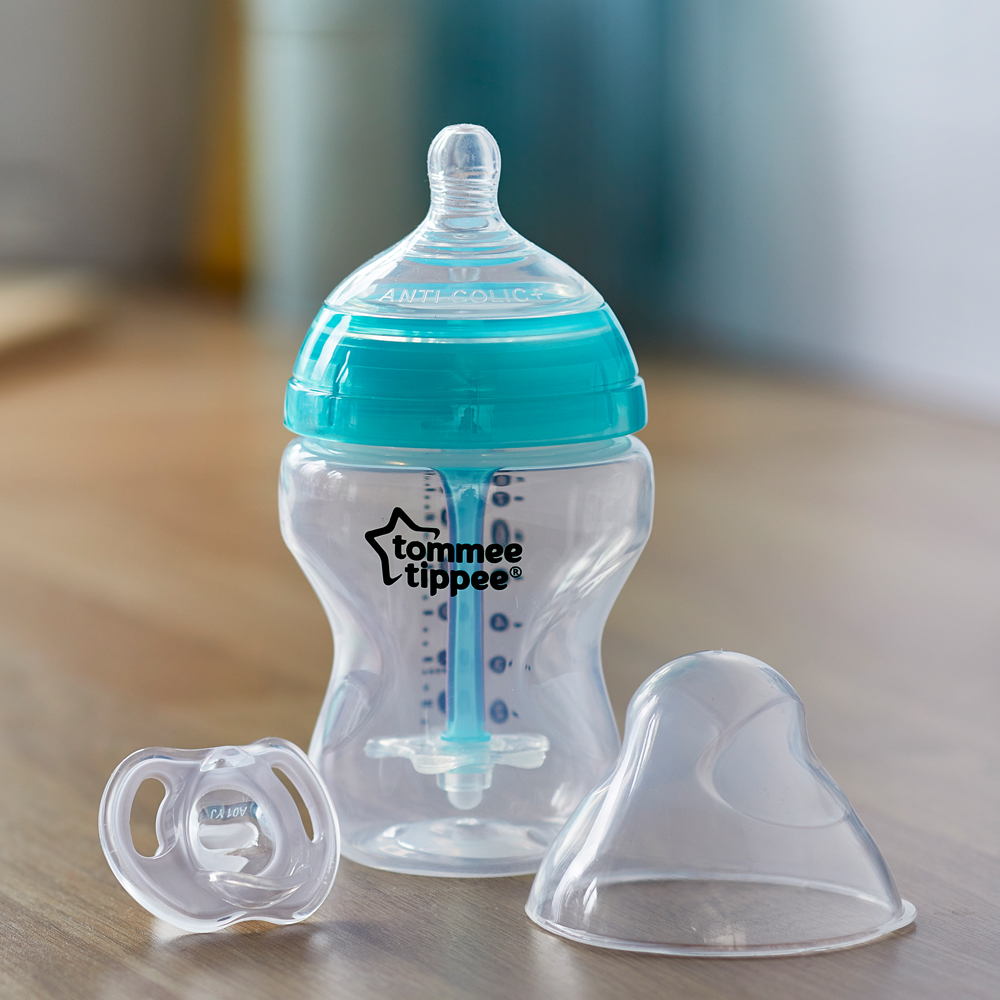 Núm ty silicon thay bình sữa Tommee Tippee Advanced Anti-Colic Medium Flow 3-6 tháng (vỉ đôi, tách lẻ)