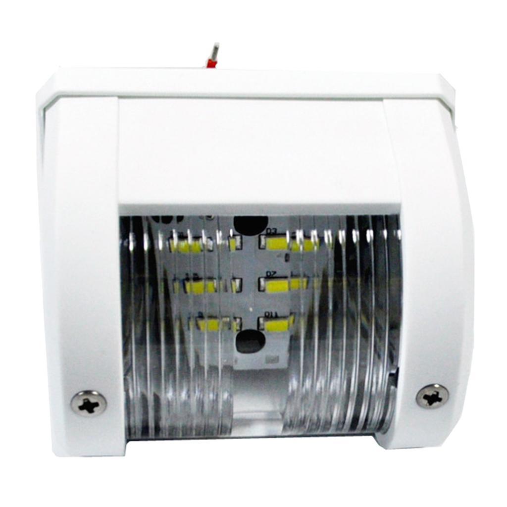 12V LED White Stern Navigation Light Marine Safe Sailing Signal Lamp 2NM