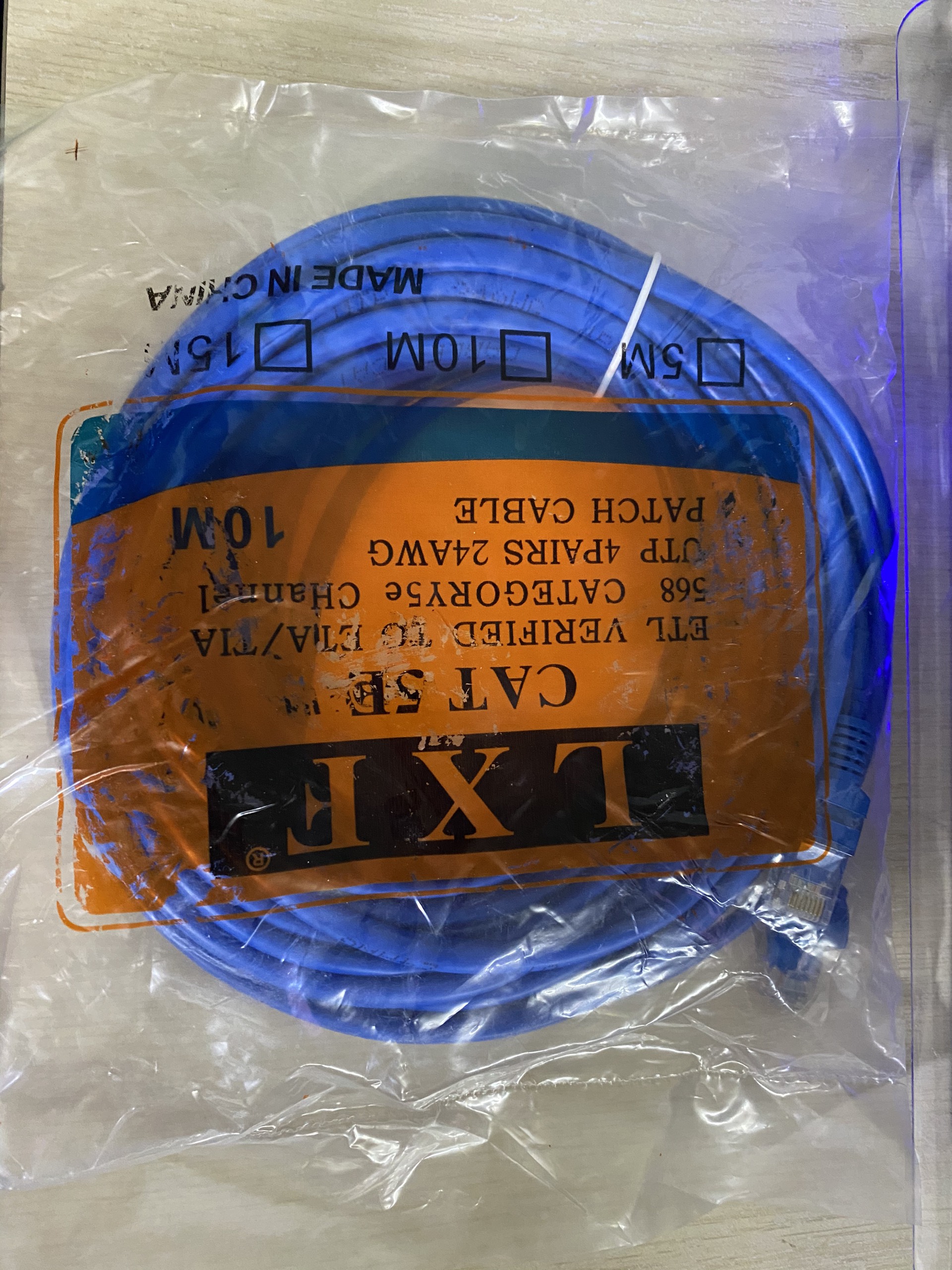 Cáp Mạng Lan Bấm Sẵn 2 Đầu Dài 10m