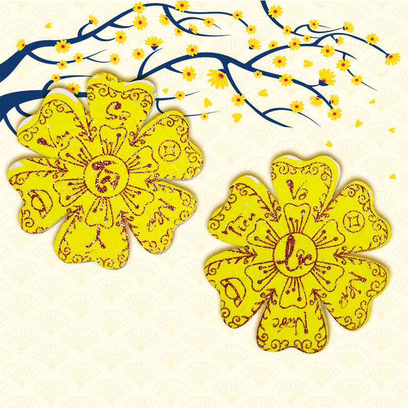 BỘ QUẠT GIẤY ĐỎ 6 CHIẾC – HÌNH ĐẦU LÂN TRANG TRÍ TẾT / TRUNG THU (khách tự ráp lại thành phẩm theo hình)