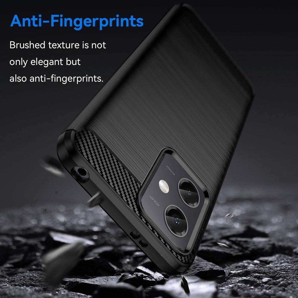 Ốp lưng Xiaomi Redmi Note 12 4G 5G silicone mềm Carbone phay xước chống sốc chống vân tay