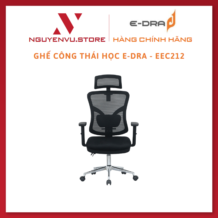 Ghế văn phòng, công thái học E-Dra EEC212 - Hàng chính hãng