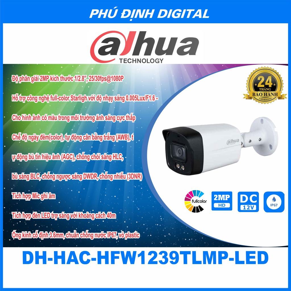 Camera dahua có màu ban đêm quan sát trong nhà ngoài trời chống trộm - Hàng Chính Hãng