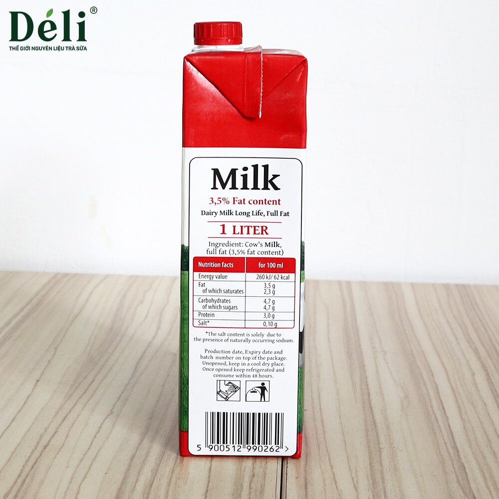 Sữa tươi 1 Lít không đường cao cấp [GIÁ SIÊU RẺ] Mlekovita Nhập khẩu Châu Âu