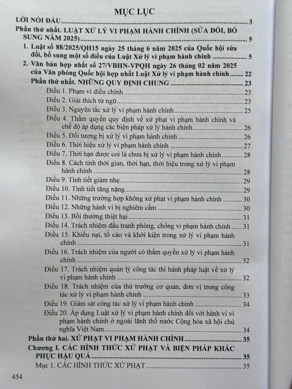 Luật Xử Lý Vi Phạm Hành Chính sửa đổi, bổ sung năm 2025 – Các Văn Bản Quy Định Chi Tiết và Biện Pháp Thi Hành (V2610T)