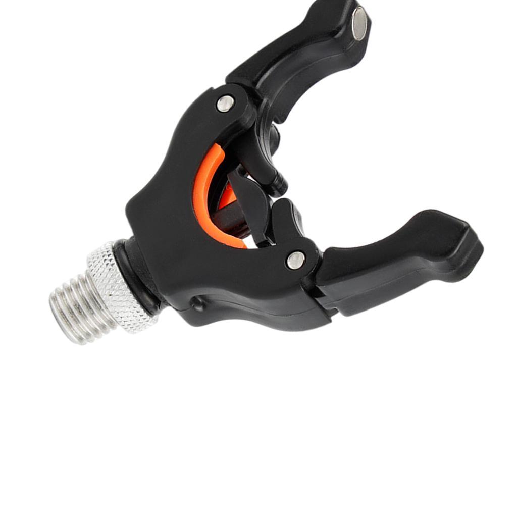 Nylon Aluminum Alloy Fishing Rod Grip Rest Head Y Shape Fishing Pole Support Bracket Holder Black Fishing Pole Support Head
