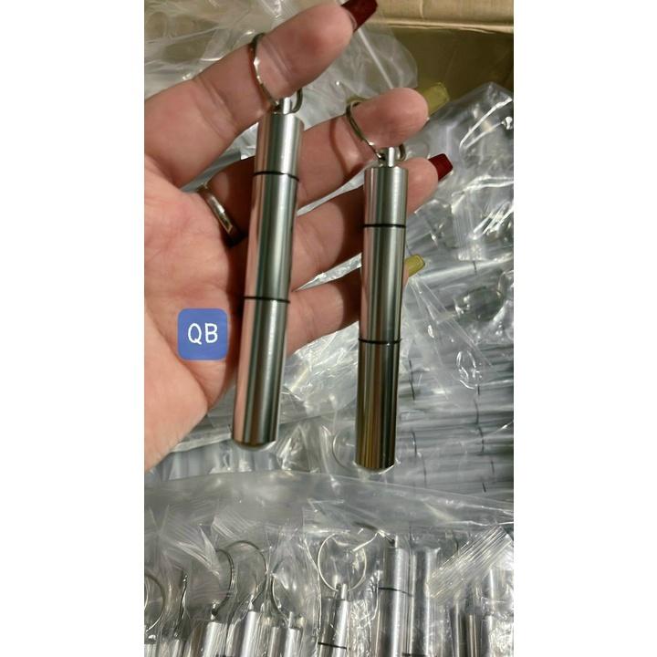 Bộ lấy ráy tai inox 6 món - bộ dụng cụ ngoáy tai có đèn thép không rỉ an toàn cho bé và gia đình
