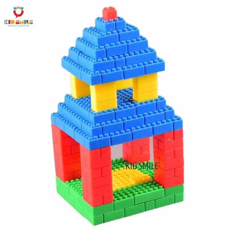 Đồ chơi sáng tạo, tư duy logic - Túi 110 khối xếp hình - DOZKIDZ