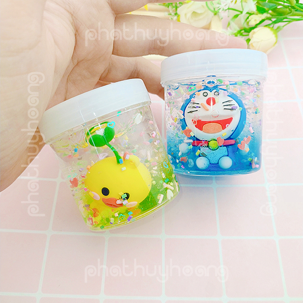 Hủ slime trụ hoạt hình dễ thương