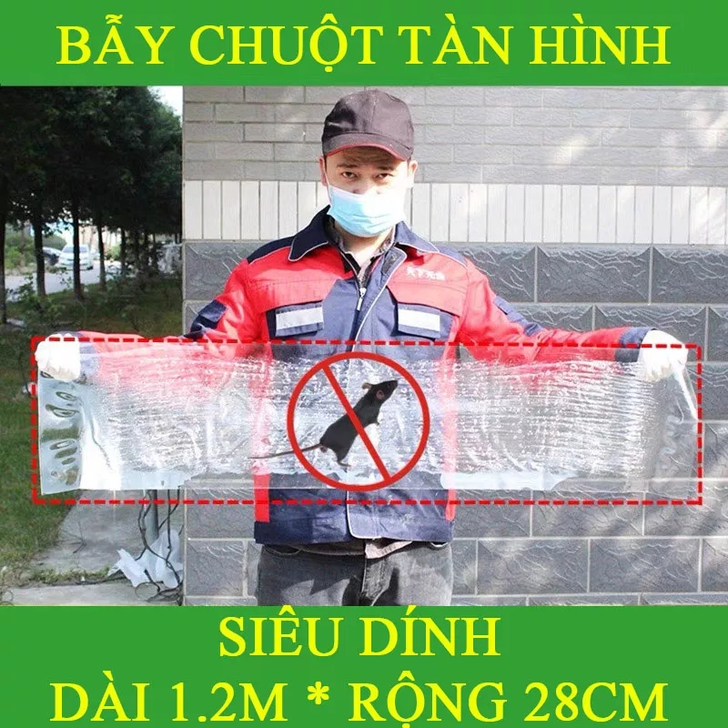 Keo dán chuột keo dính chuột keo bẫy chuột (Dài 1.2M)