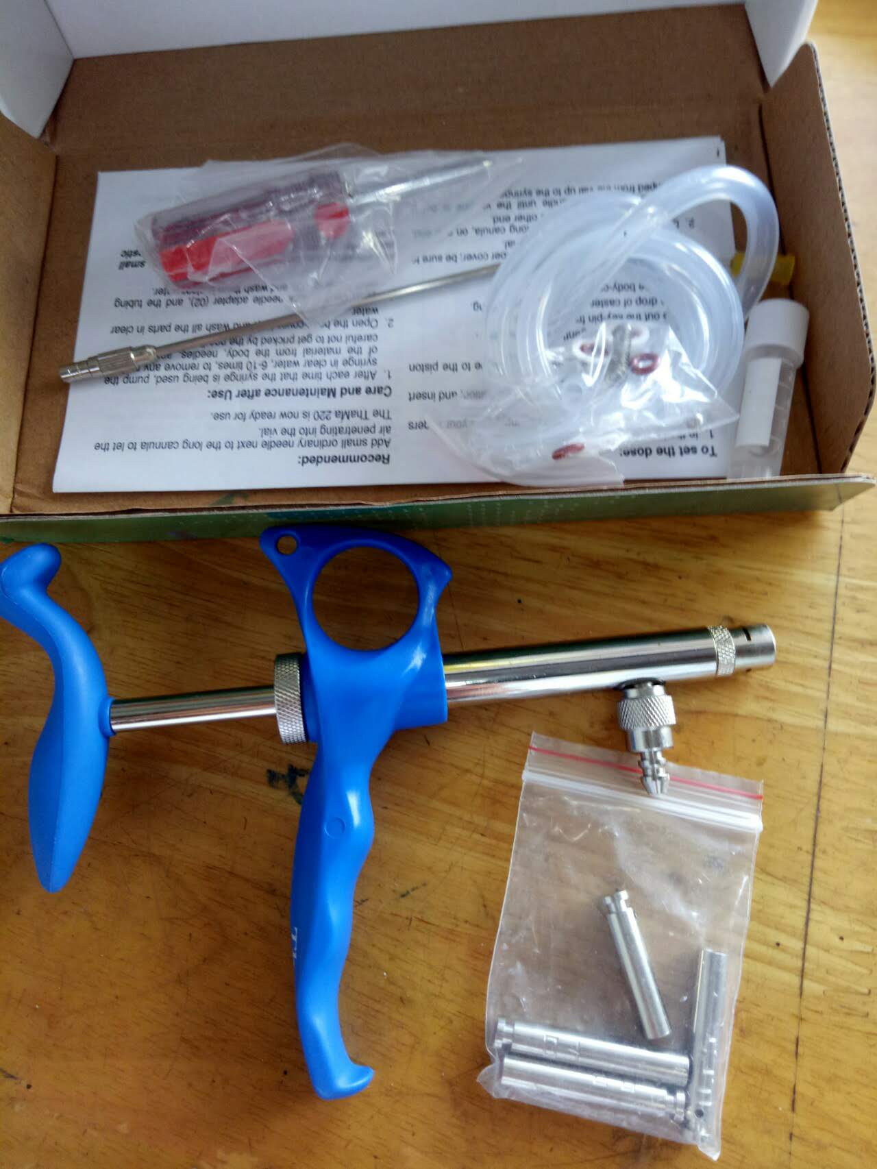 Xilanh tiêm tự động Thama cao cấp hàng loại 1 bền đẹp hàng full hộp sử dụng tiêm cho gia cầm thủy cầm