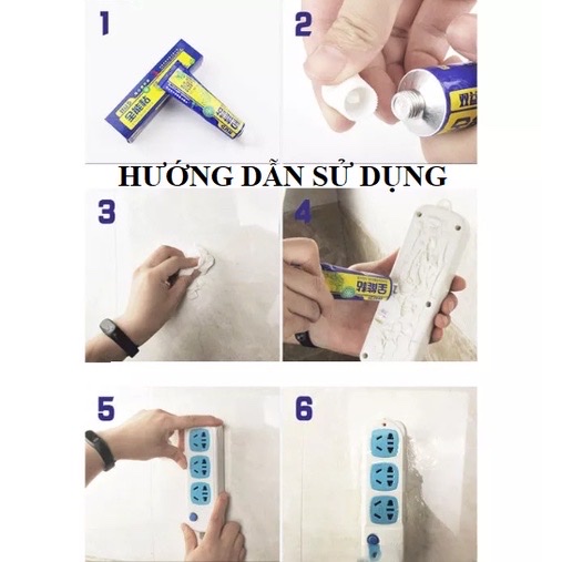 Keo dán lên tường đa năng tuýp 60gr ,dán trên mọi chất liệu ,độ kết dính cao, có thể gắn giá ,kệ ,chịu nước , chịu nhiệt , nhanh khô , tiết kiệm an toàn và dễ dàng sử dụng