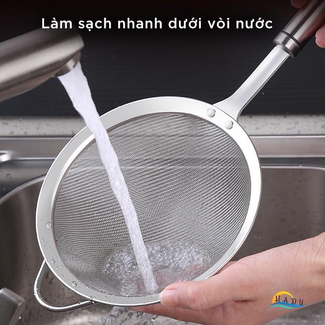 Rây Lọc Cháo Siêu Mịn Inox Sữa Hạt Yến Bột Cao Cấp Đạt Chất Lượng Đức HADU