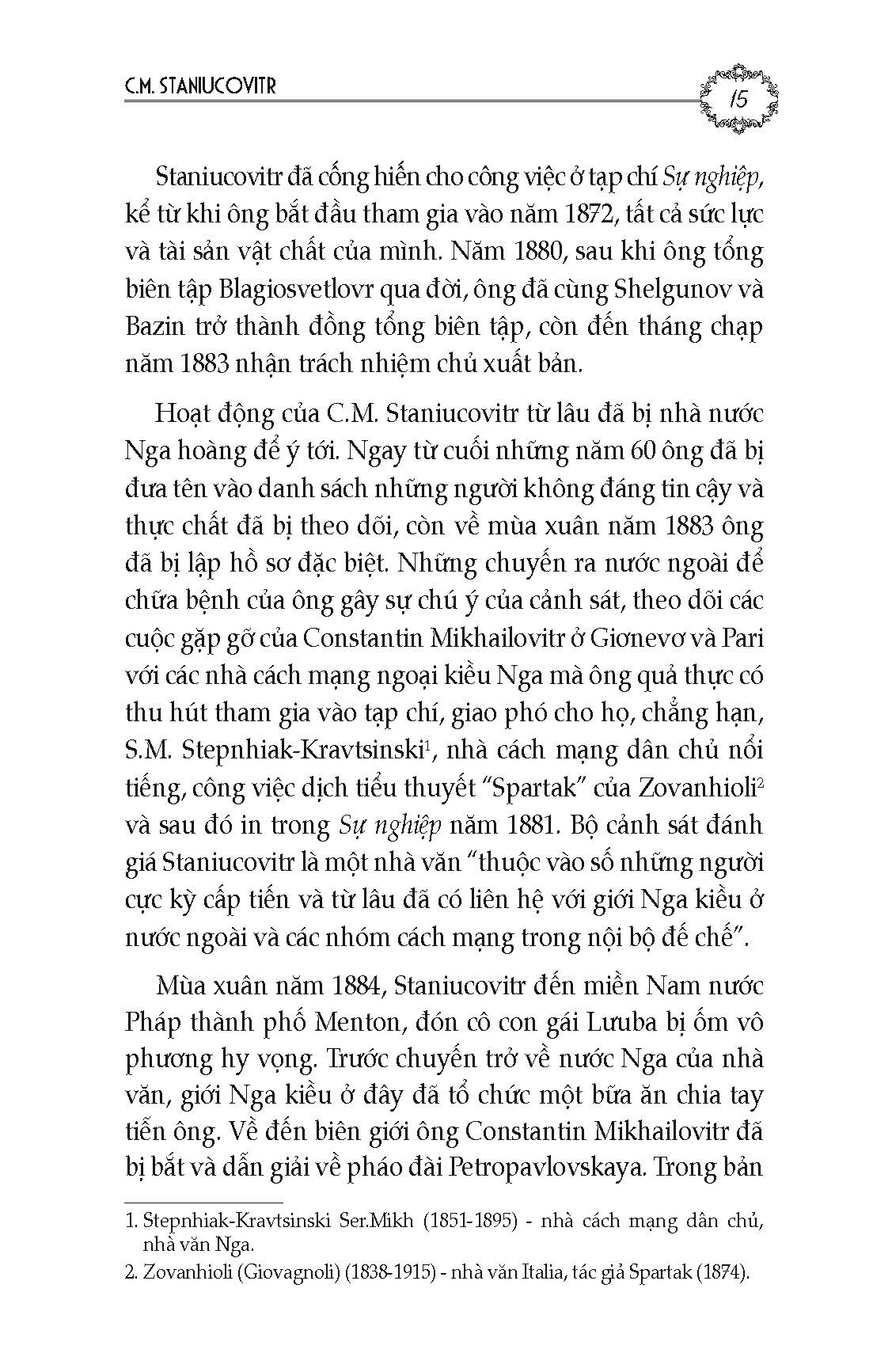 Một Cuộc Chạy Trốn - Tuyển tập truyện ngắn Nga - Tác giả Constantin Staniukovic; Thúy Toàn tuyển dịch
