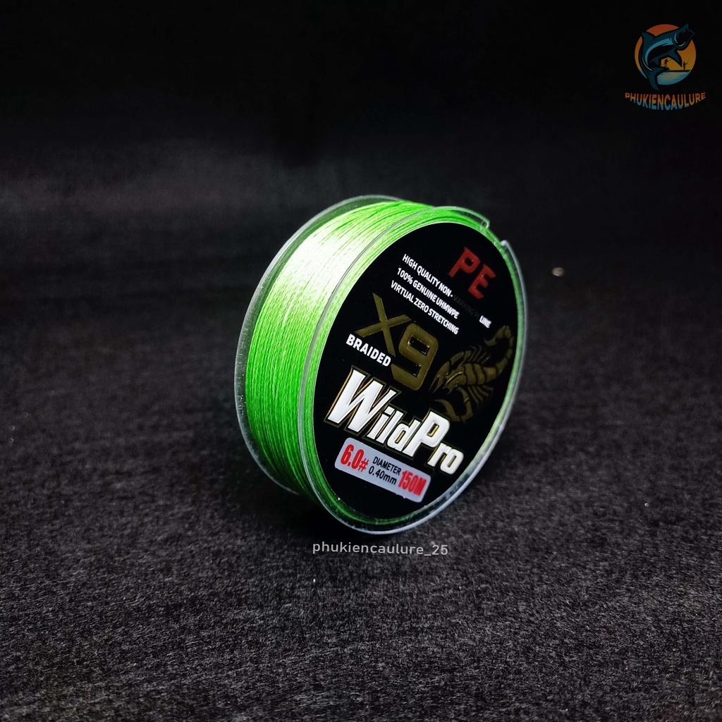 Dây dù câu cá PE Lure X9 WildPro dài 150m