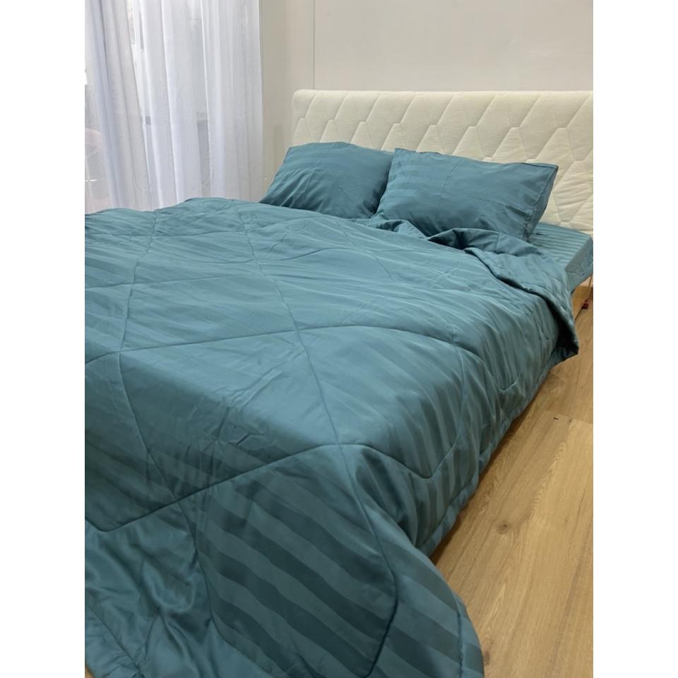 CHĂN DRAP GỐI COTTON SỌC 3F