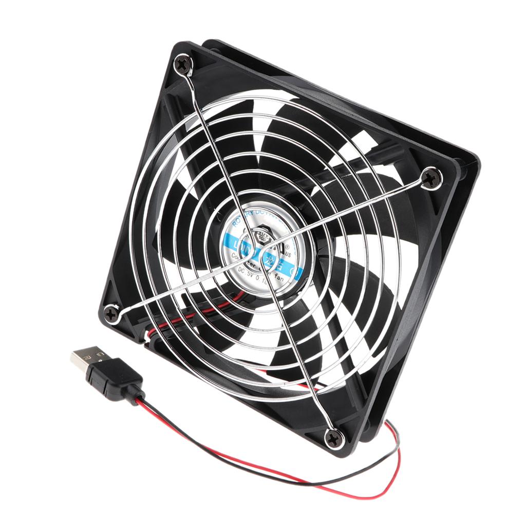 USB Fan Silent Cooler Portable Table Fan For Desktop Computer