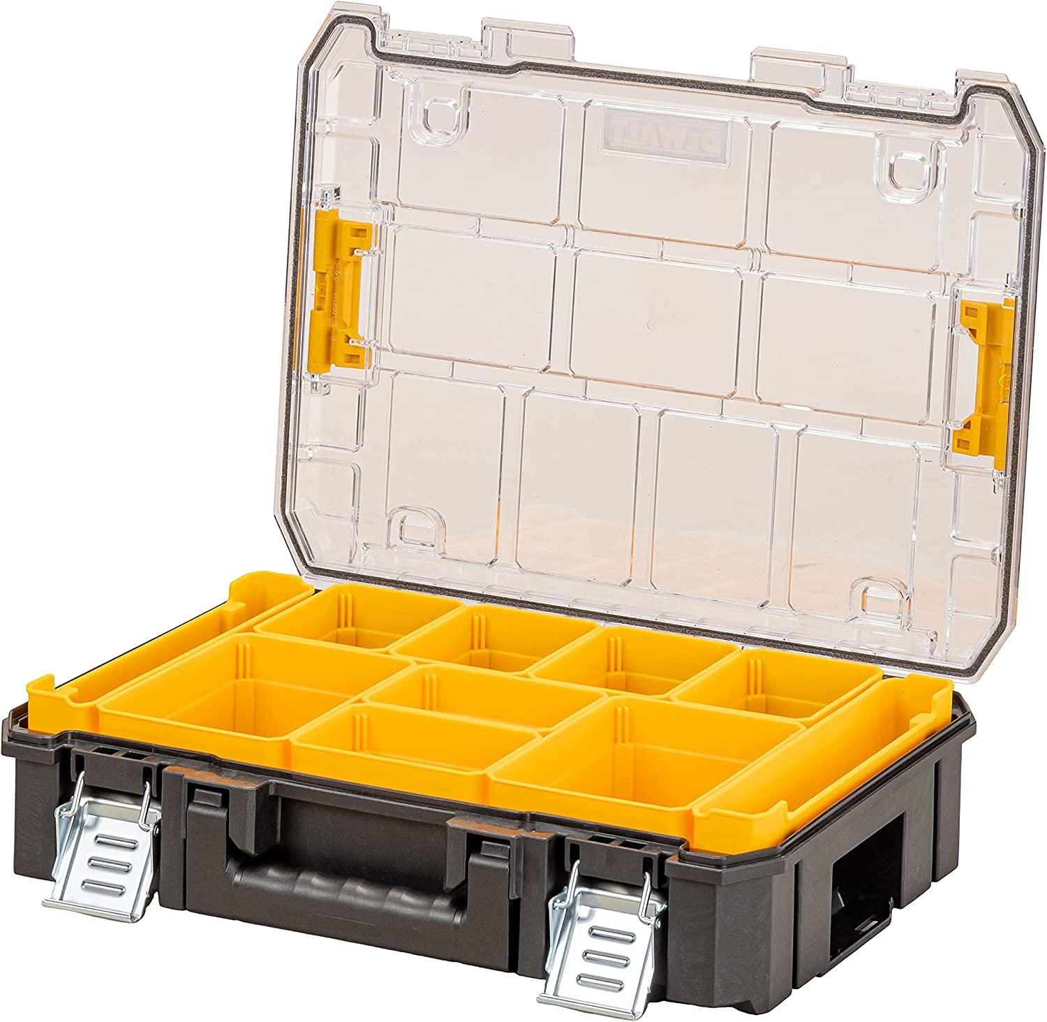 THÙNG ĐỒ NGHỀ T-STAK (440X 337X119)MM DEWALT DWST82968-1 - HÀNG CHÍNH HÃNG