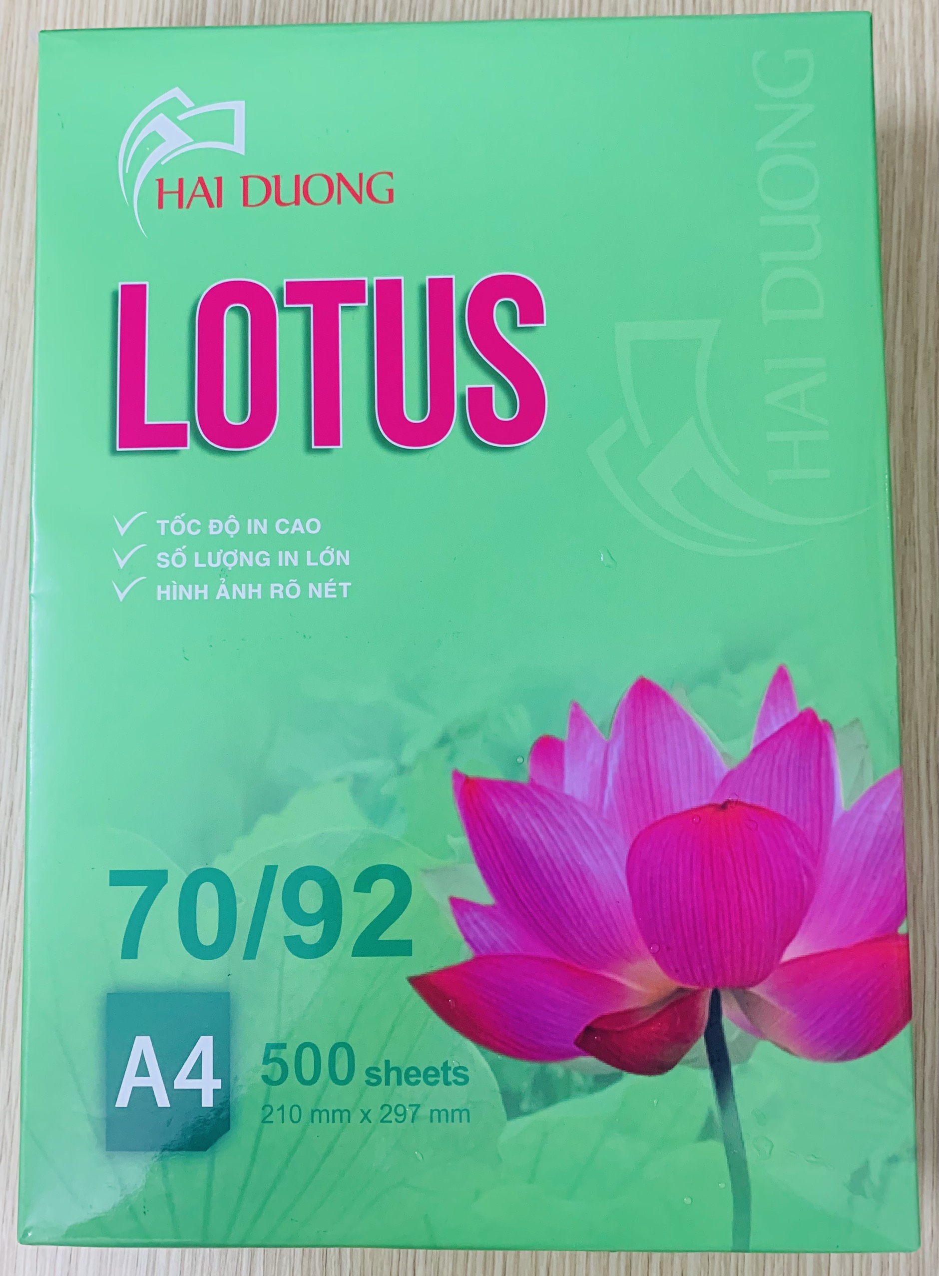 Giấy in A4 Lotus đa năng, định lượng 70 gsm 500 tờ siêu rẻ