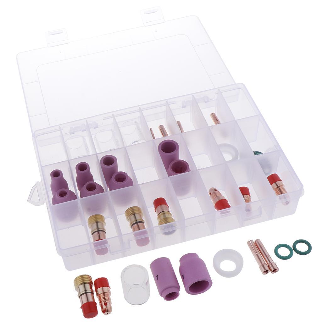 40 Pieces Consumables Assembly Kit For WP17 18 26 TIG Welding Torch