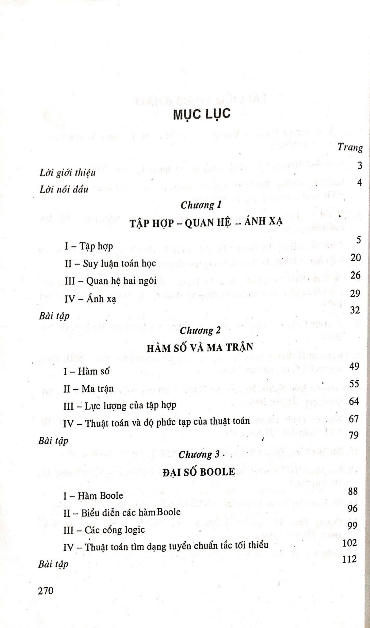 Giáo Trình Toán Học Ứng Dụng Trong Tin Học