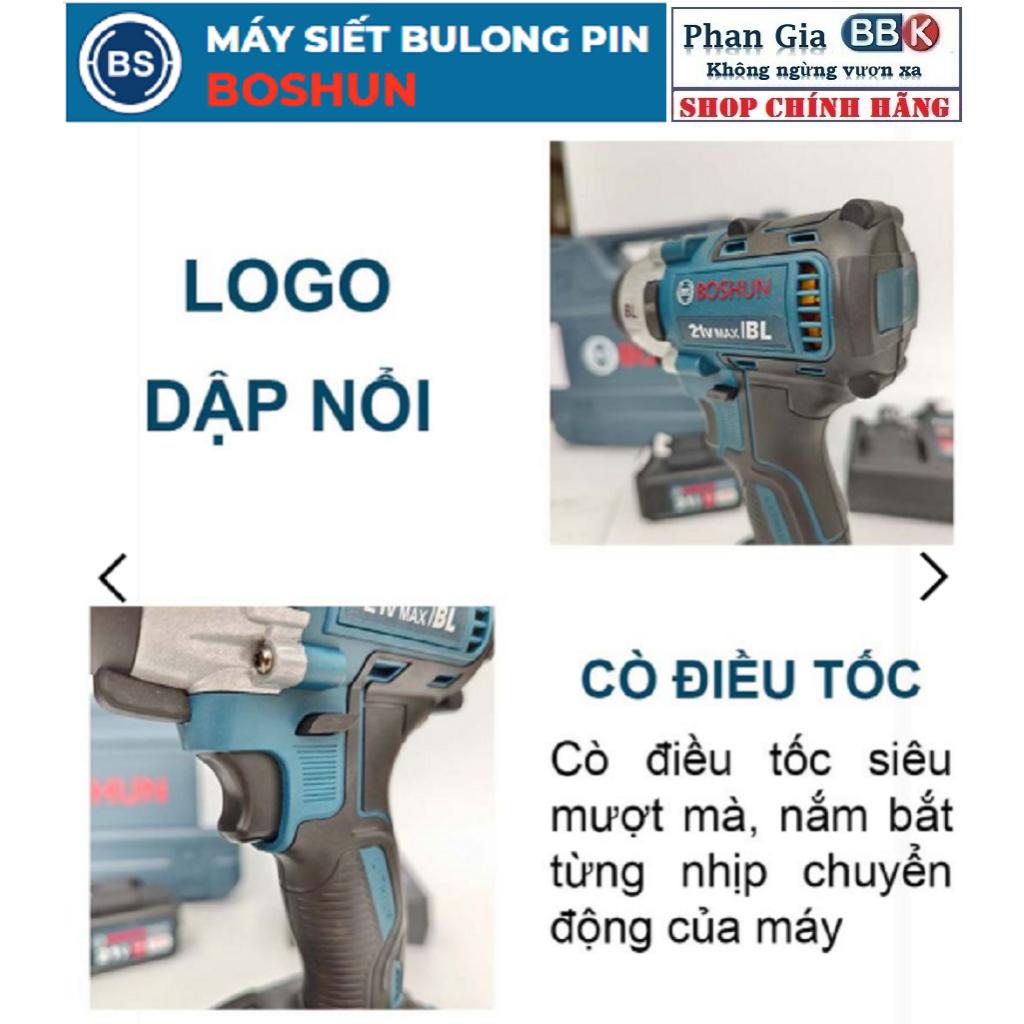 [chính hãƞg] Máy chuyên vít Boshun BS-CV380NCP , Không chổi than, Pin 10 cell, Sản phẩm bảo hành chính hãƞg