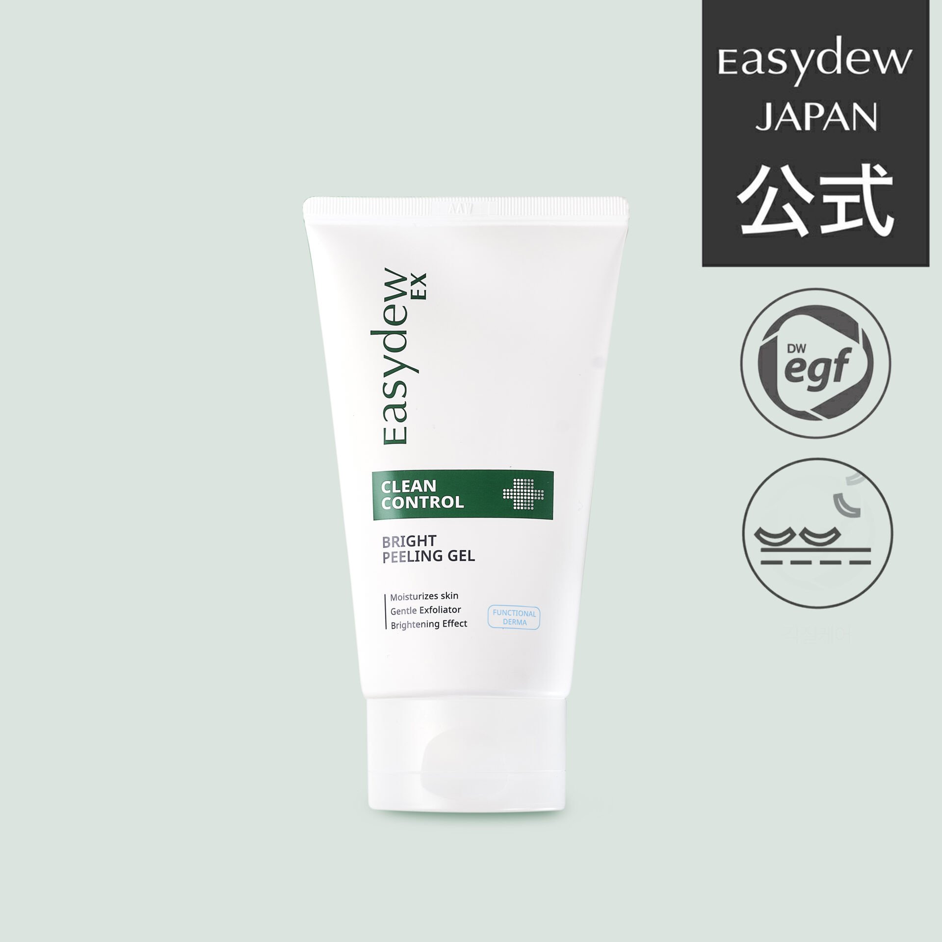 Gel Tẩy Tế Bào Chết Easydew Ex Dành Cho Mọi Loại Da Clean Control Bright Peeling Gel 120ml