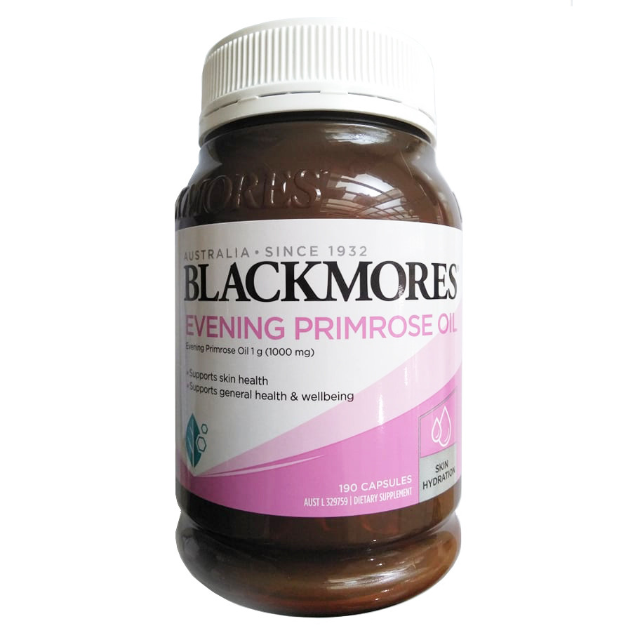 Tinh dầu hoa anh thảo - Blackmores Evening Primrose (190 viên - MẪU MỚI NHẤT)