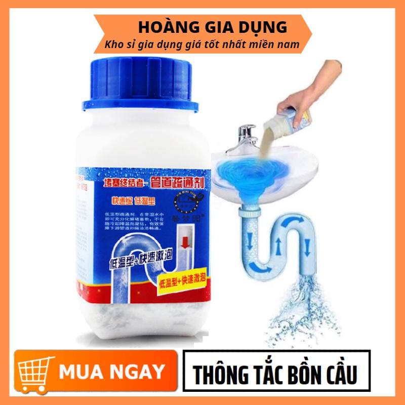Bột Thông Tắc Cống Bồn Cầu Bồn Vệ Sinh Rửa Mặt Cực Mạnh Loại Lớn 260gram ZA02