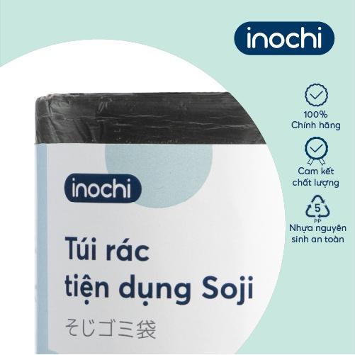 Túi rác tiện dụng Inochi - Soji 10L x 35 túi (Size S) ( có quai cầm)