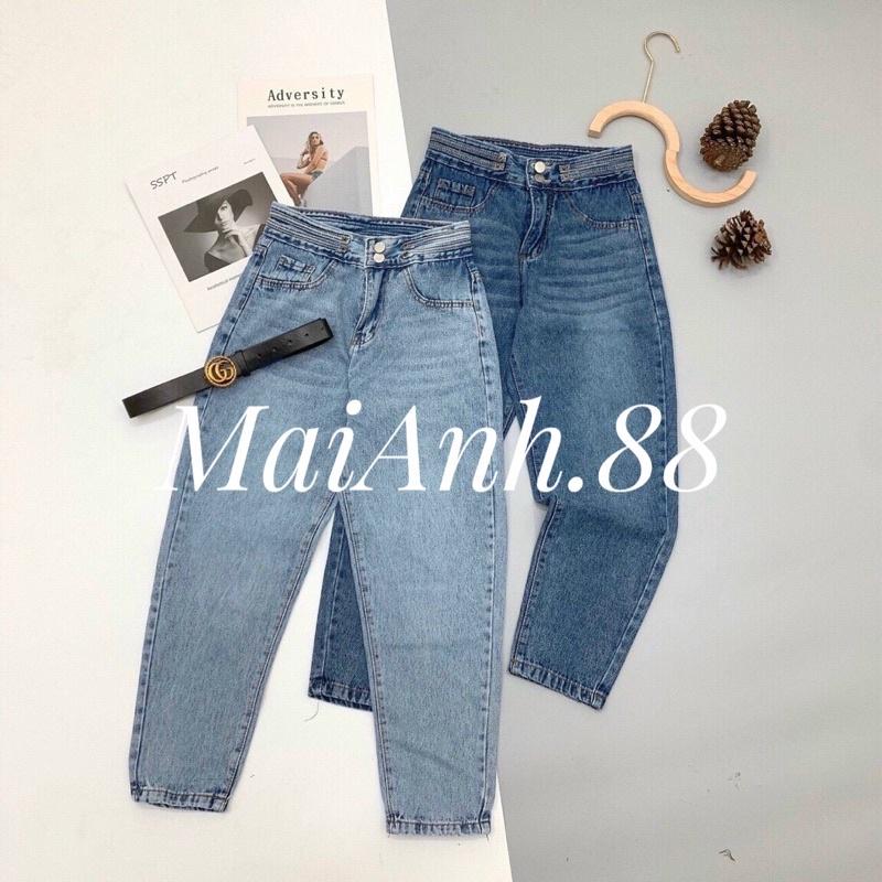 Quần baggy - quần jean baggy nữ cạp cao MaiAnh.88 phong cách Street style