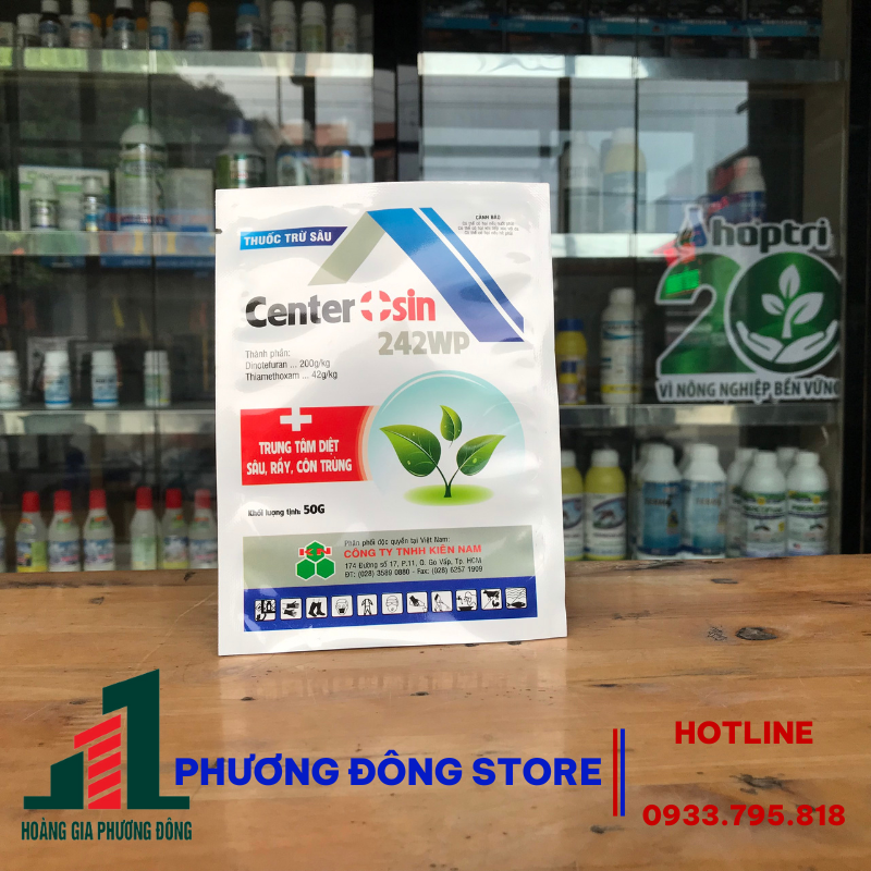 Thuốc trừ sâu rầy nâu và bọ trĩ trên lúa CenterOsin 242WP